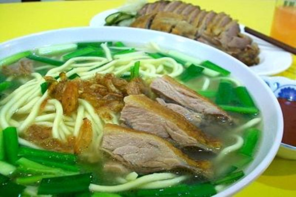 大头丫鸭肉面