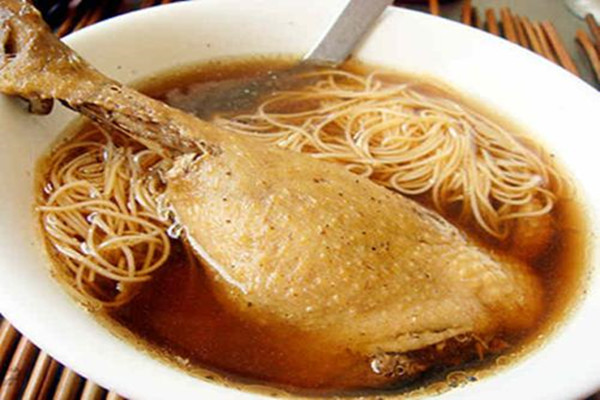 大头丫鸭肉面