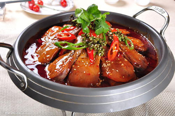 蜀渝干锅辣鸭头