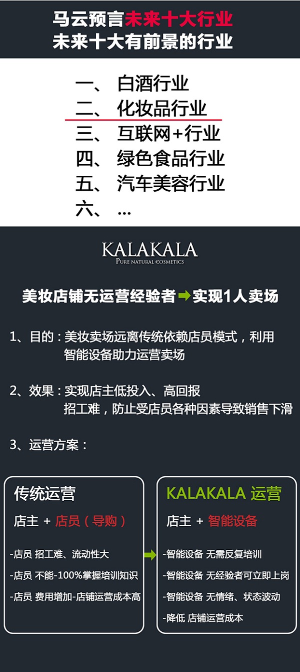 kalakala化妆品加盟费