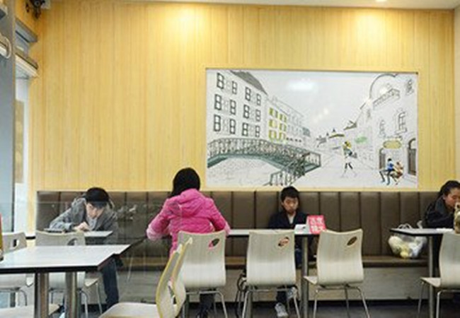牛一把汉堡炸鸡