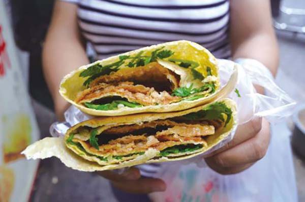 阿柒蔬果煎饼