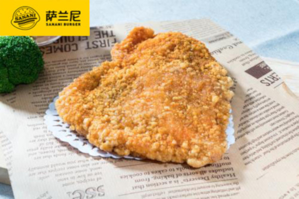 萨兰尼炸鸡汉堡