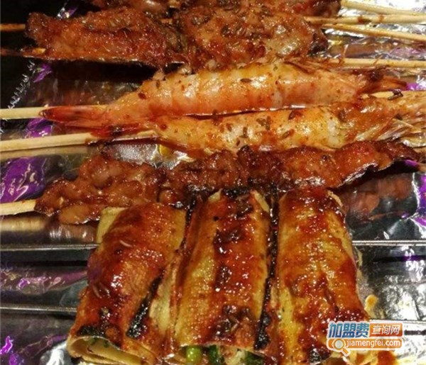 肉串汪加盟店