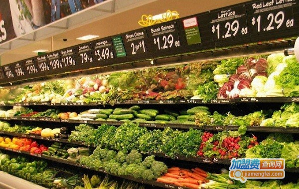 蔬菜超市加盟费