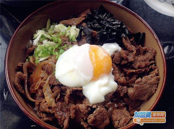 日式牛丼饭加盟费