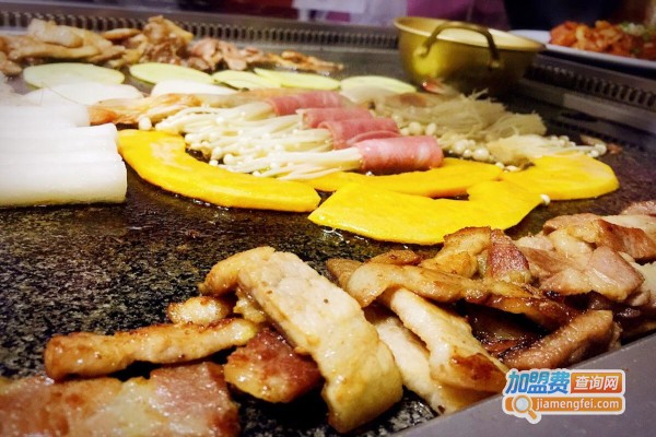 韩聚场石板烤肉加盟