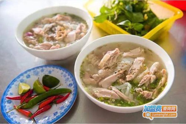 越南特色鸡肉粉加盟