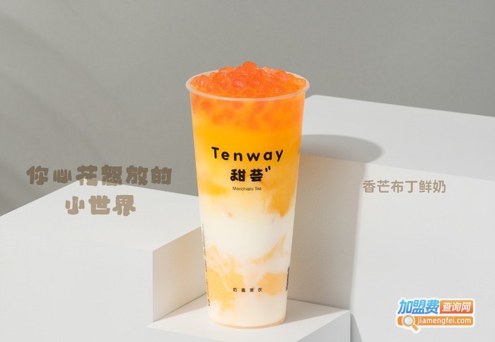 甜荟tenway奶霜茶饮加盟