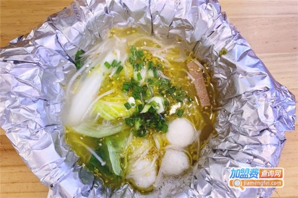 欢昔锡纸海鲜粉
