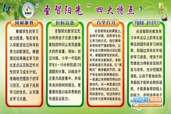 圣智阳光数学加盟