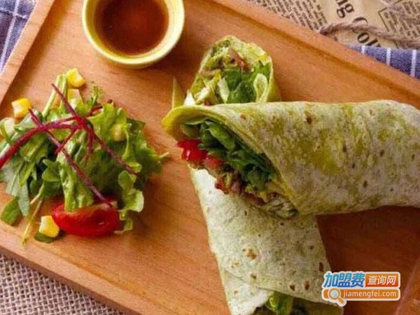 蔬菜卷饼