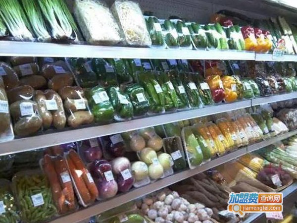 广州生鲜超市加盟费