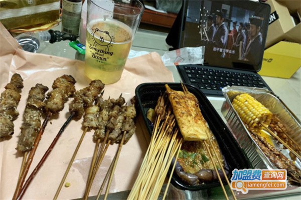 六箸炭烤羊肉串
