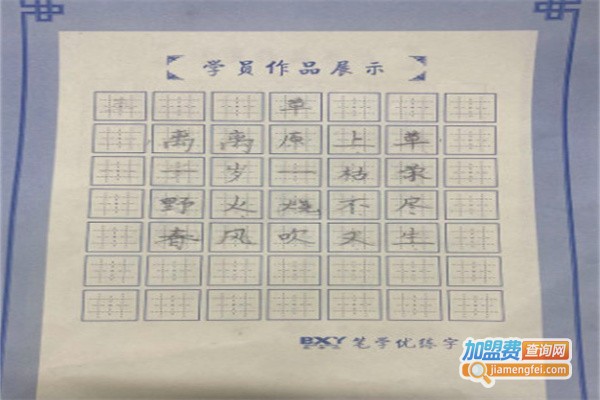 笔学优书法