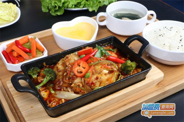 五谷烤鱼饭