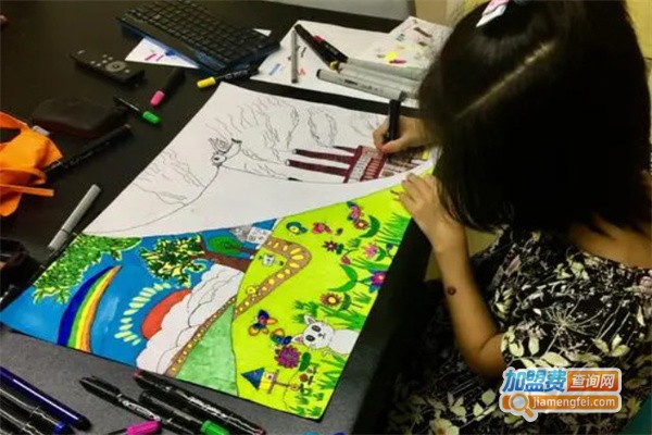 【少儿创作绘画班加盟】开店加盟少儿创作绘画班，致富梦照进现实！