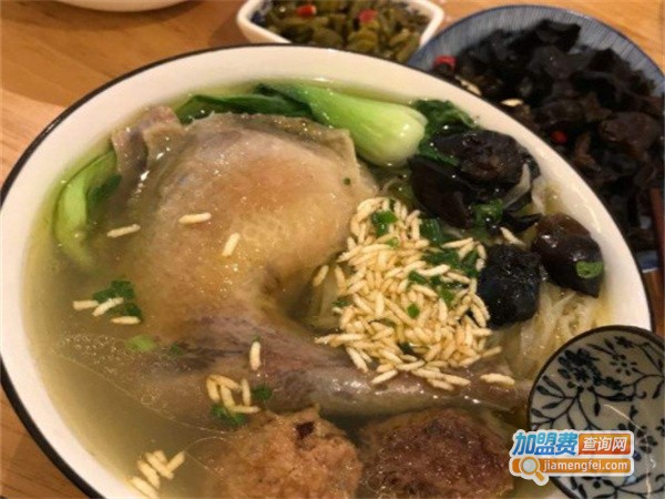 合肥老母鸡汤面加盟费