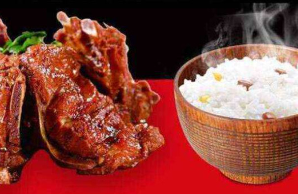 卤大大酱骨拌饭