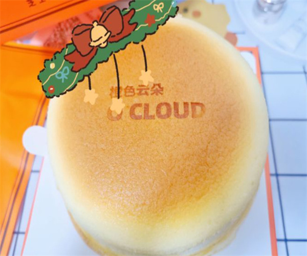 橙色云朵芝士蛋糕