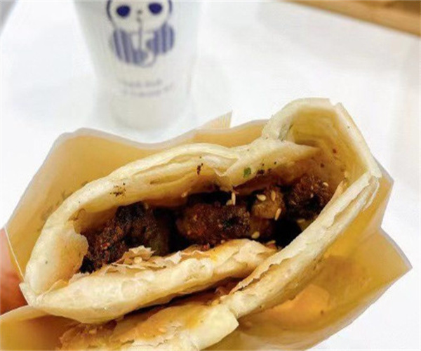 阿继哥烧饼夹羊肉串
