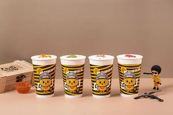 绝地吃鸡奶茶