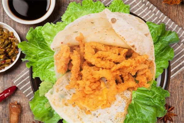 河南鸡柳烧饼