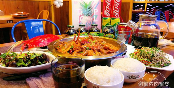 谢蟹浓肉蟹煲