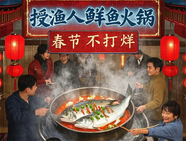 授渔人鲜鱼火锅